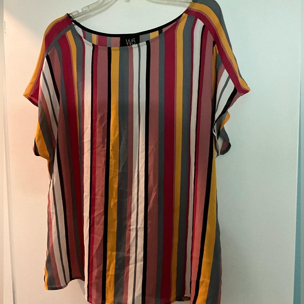 Silk like polyester blouse